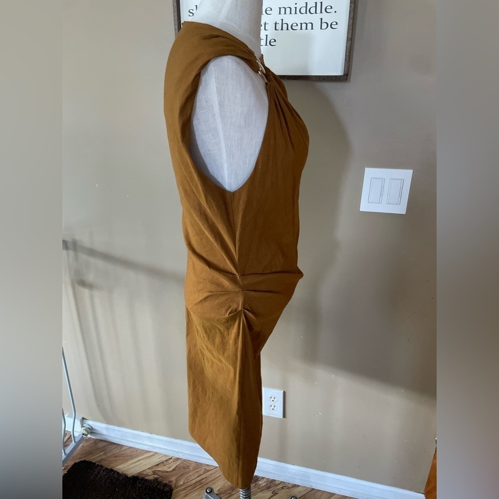 Zara Mustard Brown dress Apparel - Picture 3 of 8